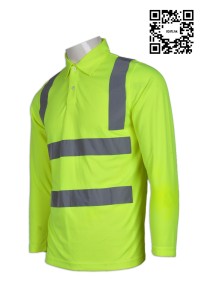 D143 custom safety fluorescent polo shirts
